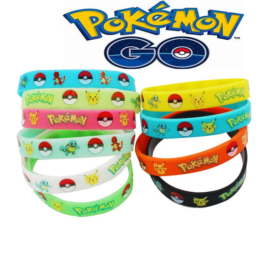 Pokemon Silica Gel Polsbandje met Pikachu Cartoon Design