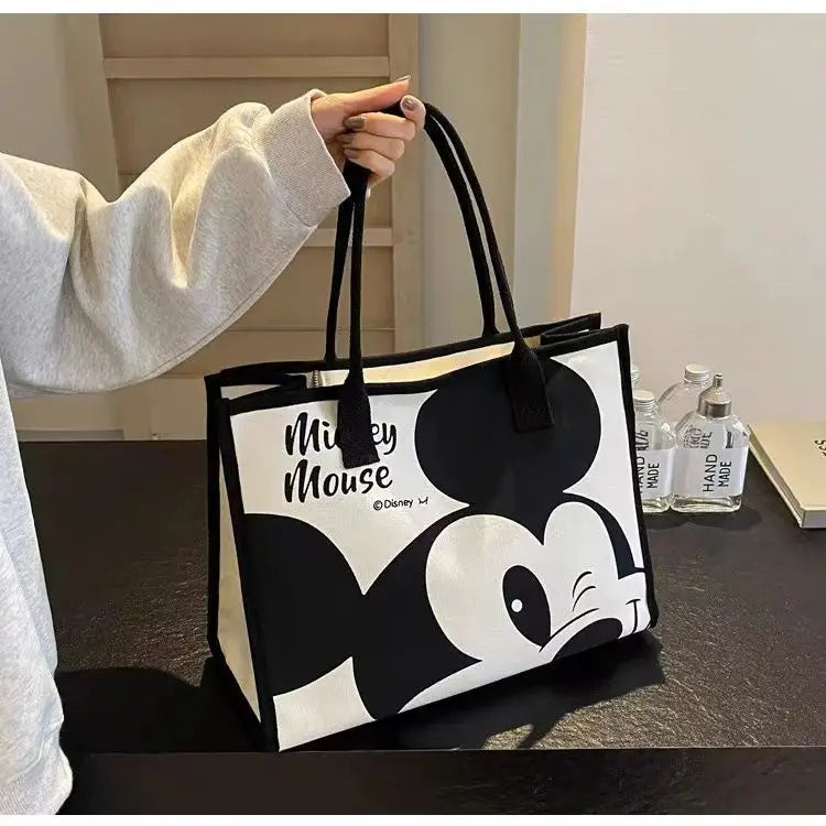 Disney Mickey Mouse Canvas Tas - Grote Capaciteit