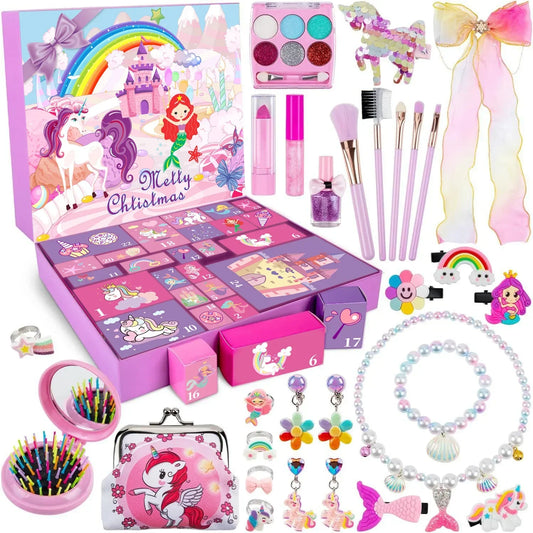 Adventskalender 2025 Voor Meisjes Met DIY Sieraden En Speelgoed