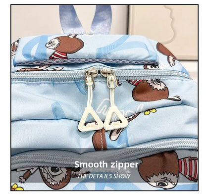 Labubu Cartoon Kinder Rugzak – Nylon Materiaal Boogriem