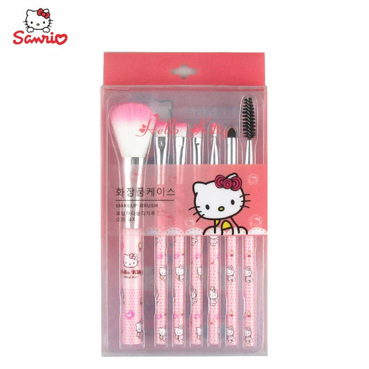 Makeup Kwastenset Sanrio Hello Kitty 7-delig Voor Schattige Looks