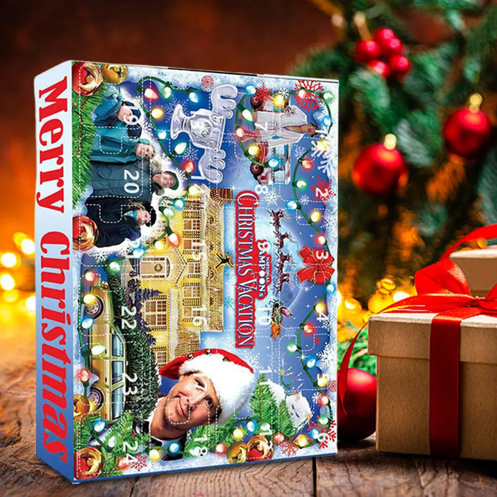 Grinch Adventskalender 2025 – Acryl Kinderhanger voor jongens en meisjes