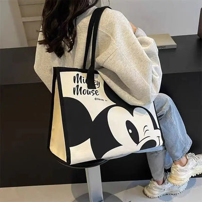 Disney Mickey Mouse Canvas Tas - Grote Capaciteit