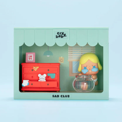Officiële POP MART Crybaby Sad Club Series Scene Sets Mystery Box – Schattige Anime Actiefiguren