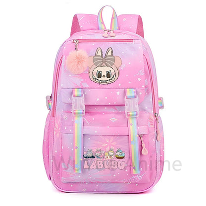 Schattige Labubu backpack rugzak  – Waterdichte Ruime capaciteit