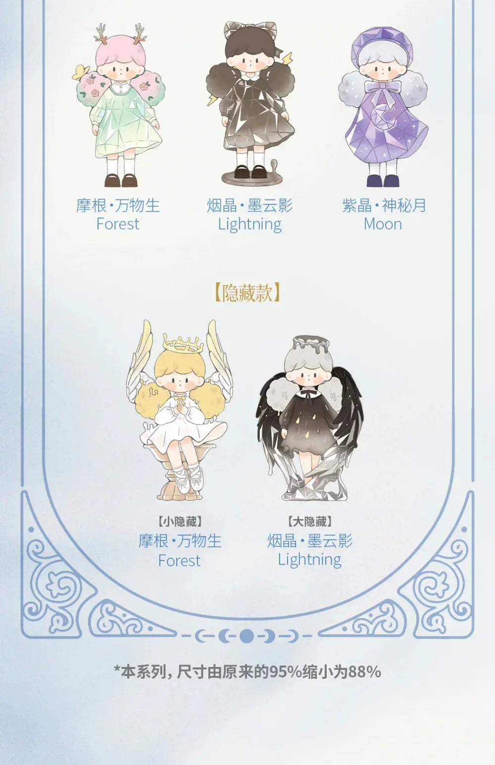 Ticify Finding Unicorn Molinta Natural Series – Schattige Anime Actiefiguur in Mystery Box