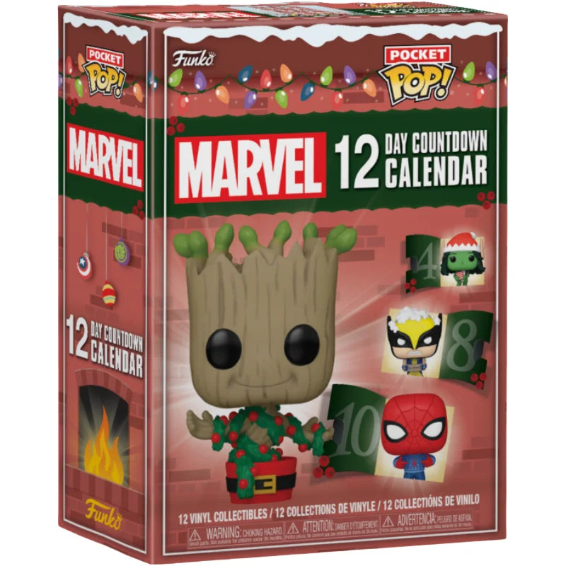 Adventskalender Funko Pop 24-dagen 2025 Tree Man Marvel, Christmas Eve Scare