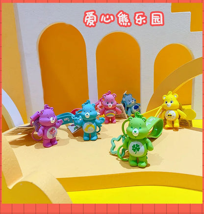 Sleutelhanger Carebear Regenboogbeer Trendy en Schattig Geschenk