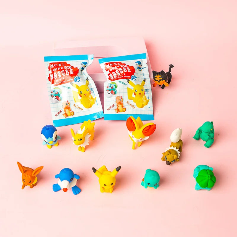 MINISO 32 Pcs Sanrio Pokemon Figure Gummetjes – Leuke Stationery Geschenken