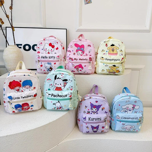 Sanrio Kuromi Hello Kitty My Melody Rugzak – Schattig Pompom Purin