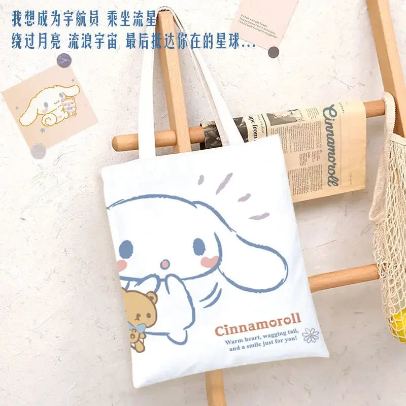 Sanrio Cinnamoroll Canvas Tas - Kawaii Zonder Rits