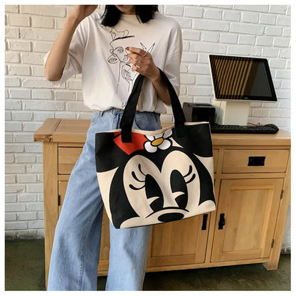 Disney Mickey Minnie Mouse Canvas Tas - Grote Ruimte