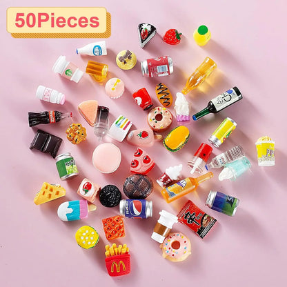SONGYI Miniatuur Voedsel Drinkflessen – Perfect voor Poppenhuis Speelgoed