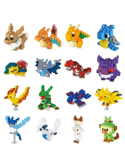 Pokemon Bouwstenen Nanoblock Charizard en Rayquaza Speelgoed