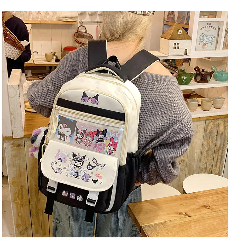 Sanrio Hello Kitty My Melody Rugzak met ruime capaciteit