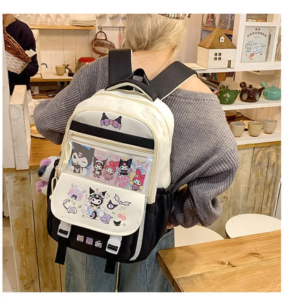 Sanrio Hello Kitty My Melody Rugzak met ruime capaciteit