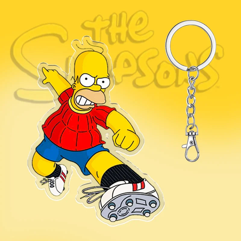Sleutelhanger De Simpsons 6cm Schattig Acryl Cadeau