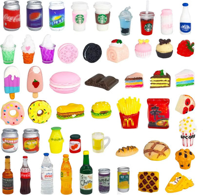 SONGYI Miniatuur Voedsel Drinkflessen – Perfect voor Poppenhuis Speelgoed