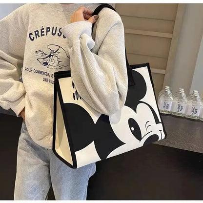 Disney Mickey Mouse Canvas Tas - Grote Capaciteit