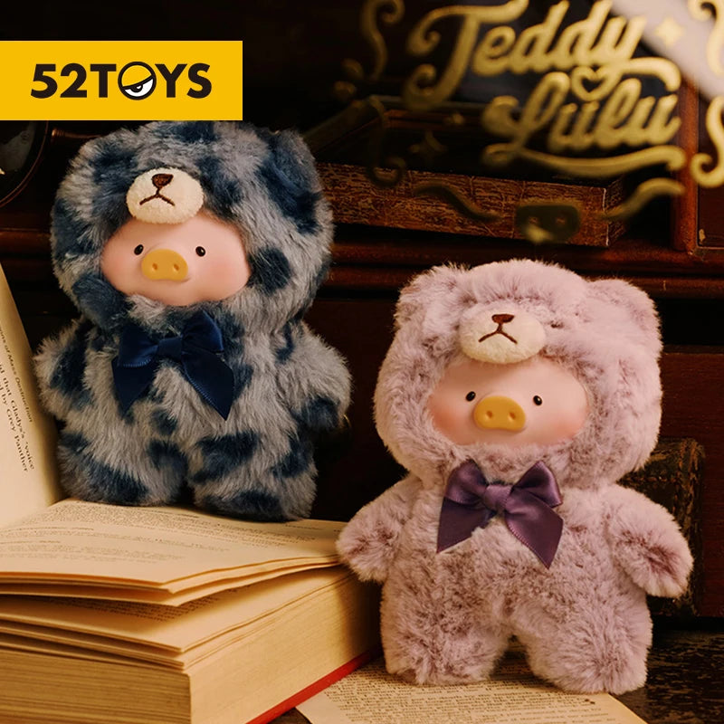 Officiële 52TOYS Blind Box Teddy Lulu – Unieke Verzamelbare Pluche Sleutelhanger
