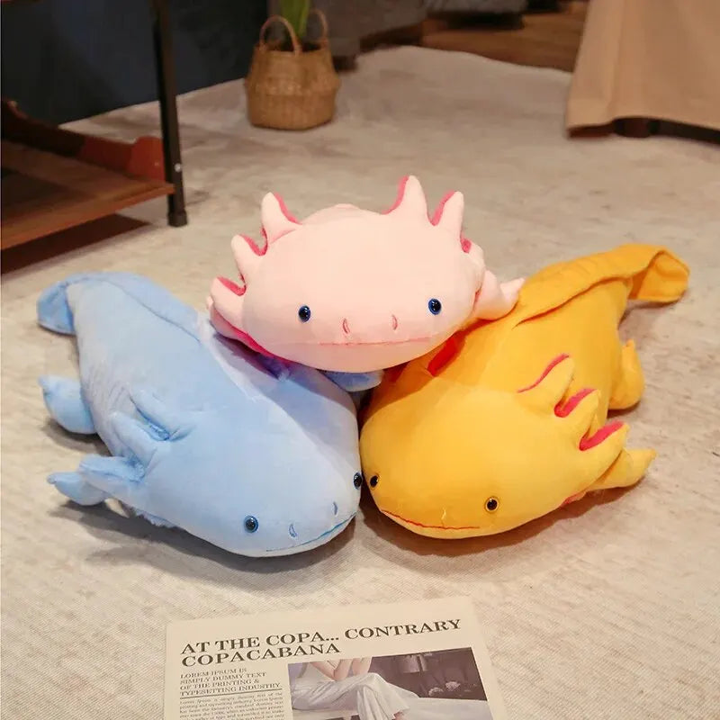 45cm Kawaii schattige pluche knuffel Axolotl Salamander voor kinderen