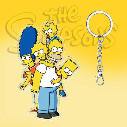 Sleutelhanger De Simpsons 6cm Schattig Acryl Cadeau