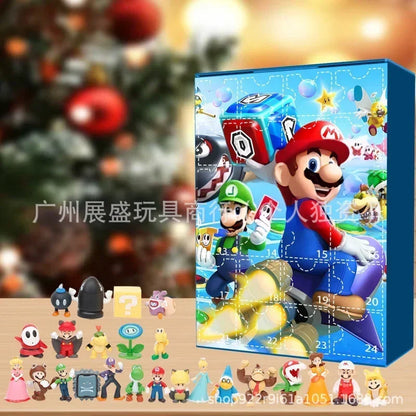 Super Marios Bros Adventskalender 2025 24-delig – PVC