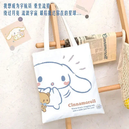 Sanrio Cinnamoroll Canvas Tas - Kawaii Zonder Rits
