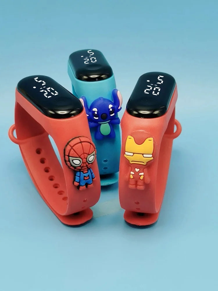 Marvel Kinderhorloge Met LED Weergave En Waterdicht Ontwerp