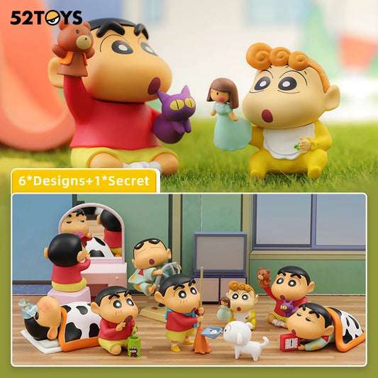 Officiële 52TOYS Crayon Shin-chan Verassingsdoos – Uniek Actiefiguur voor Desktope Decoratie