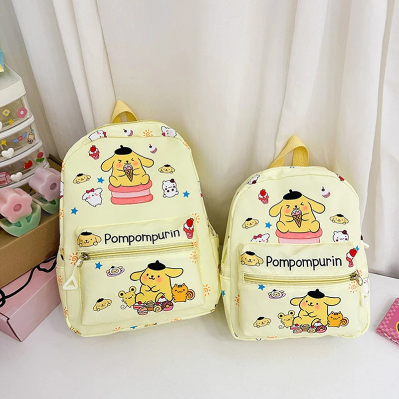Sanrio Kuromi Hello Kitty My Melody Rugzak – Schattig Pompom Purin