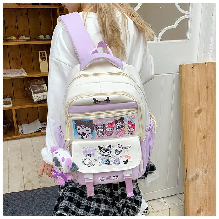 Sanrio Hello Kitty My Melody Rugzak met ruime capaciteit