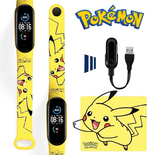 Pokemon Digitale Horloge Pikachu Voor Kinderen Waterdicht