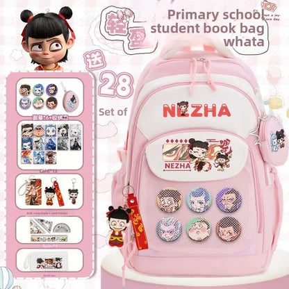 Ne Zha Rugzak voor kinderen  – Ruime Capaciteit