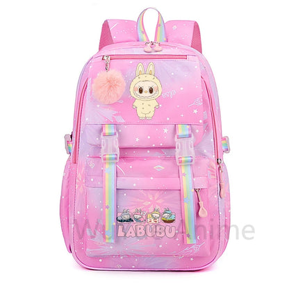 Schattige Labubu backpack rugzak  – Waterdichte Ruime capaciteit