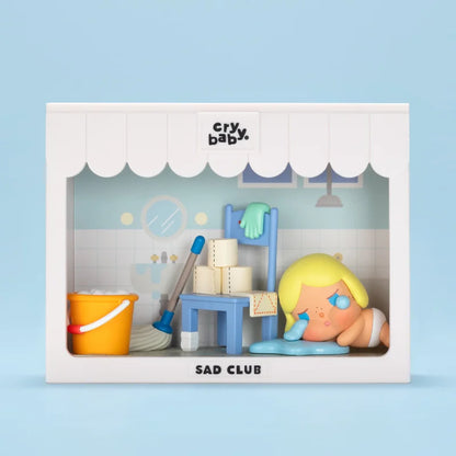 Officiële POP MART Crybaby Sad Club Series Scene Sets Mystery Box – Schattige Anime Actiefiguren